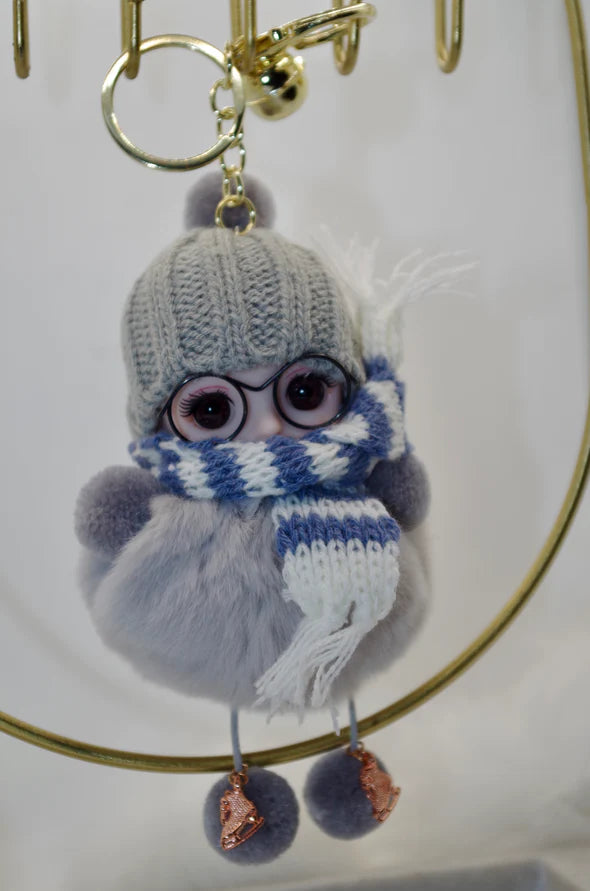 Little Miss Skater Keychain by Brilliance & Melrose