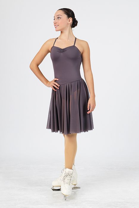 1451 Mondor Essential Ice Skating Dress in Grape