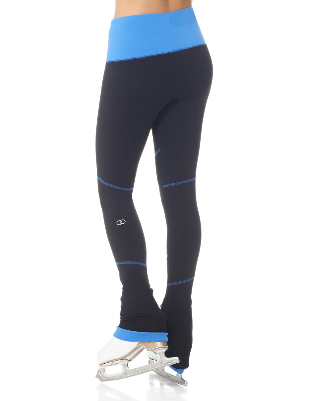 Mondor 4872 Supplex Leggings - Black/Blue - Age 12-14 years