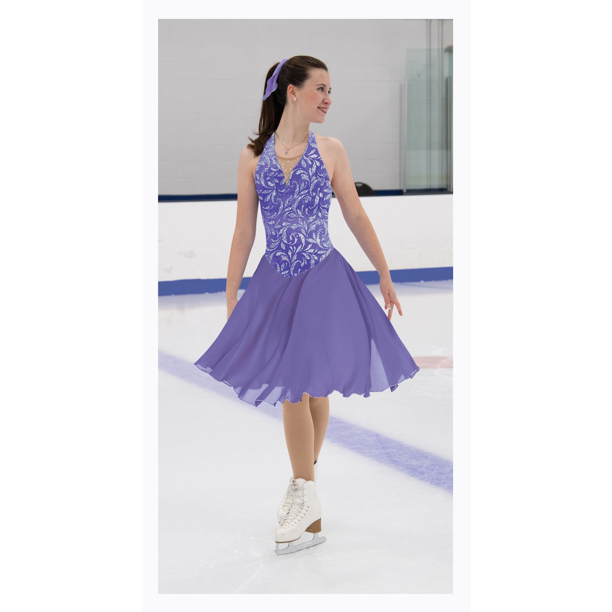 119 Purple Pearl Dance Dress by Jerry's