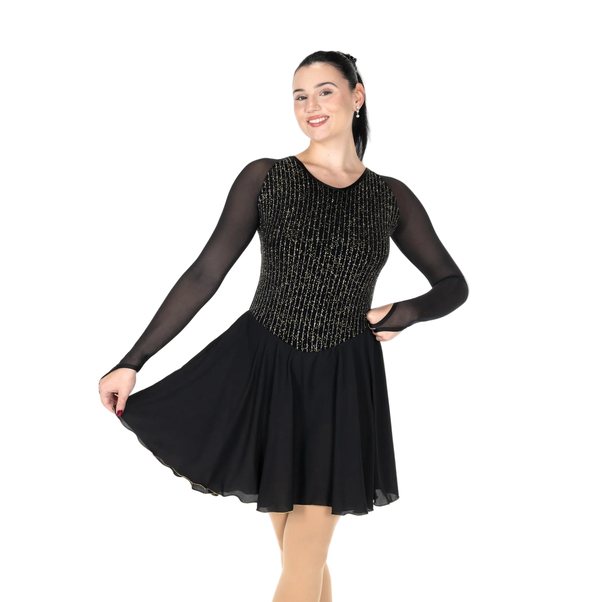 129 Dance After Eight Dance Dress in Black by Jerry's