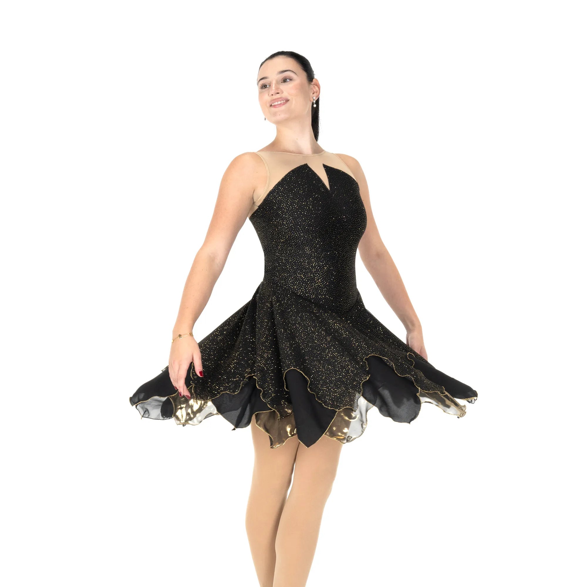 134 24 Karat Kilian Dance Dress in Black by Jerry's