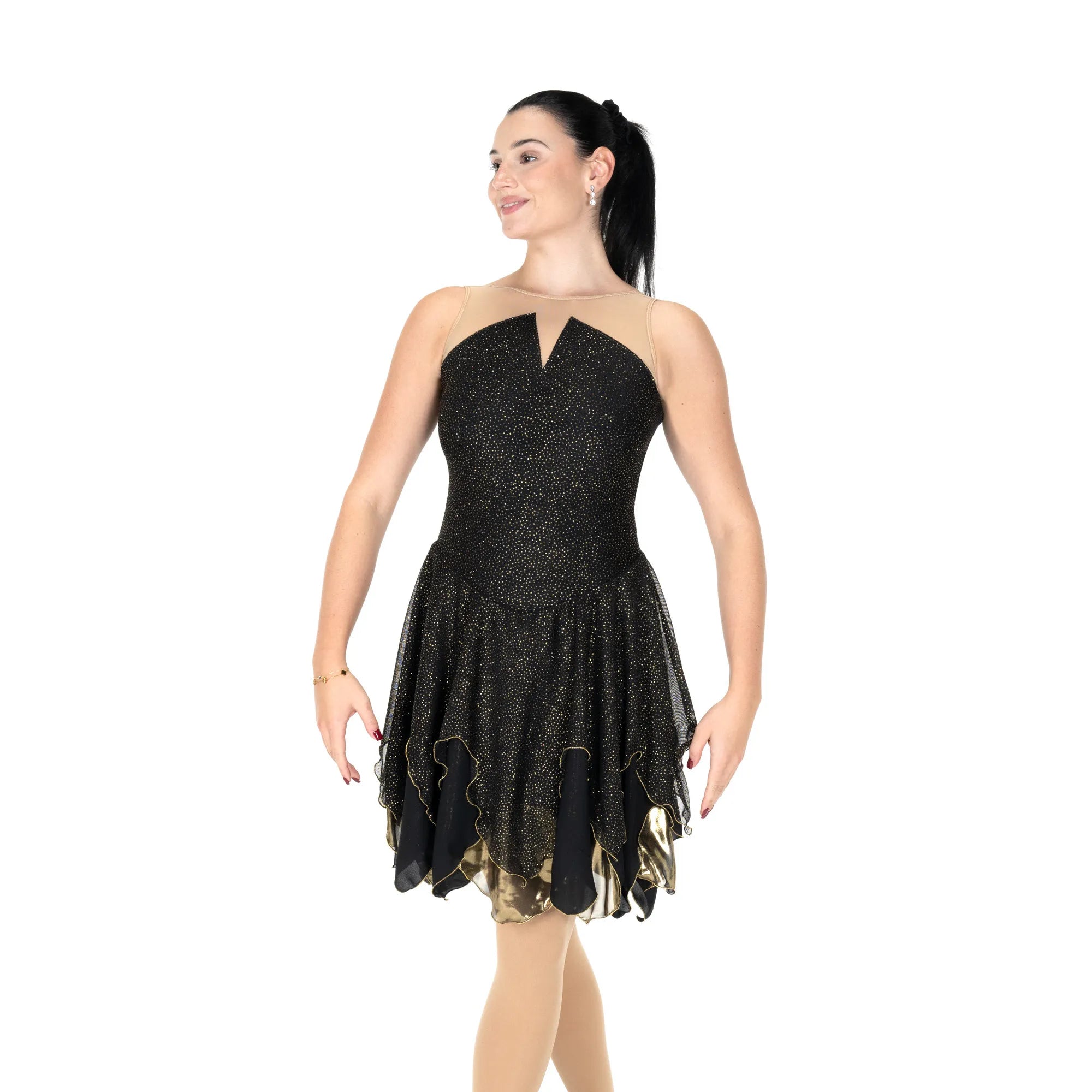 134 24 Karat Kilian Dance Dress in Black by Jerry's