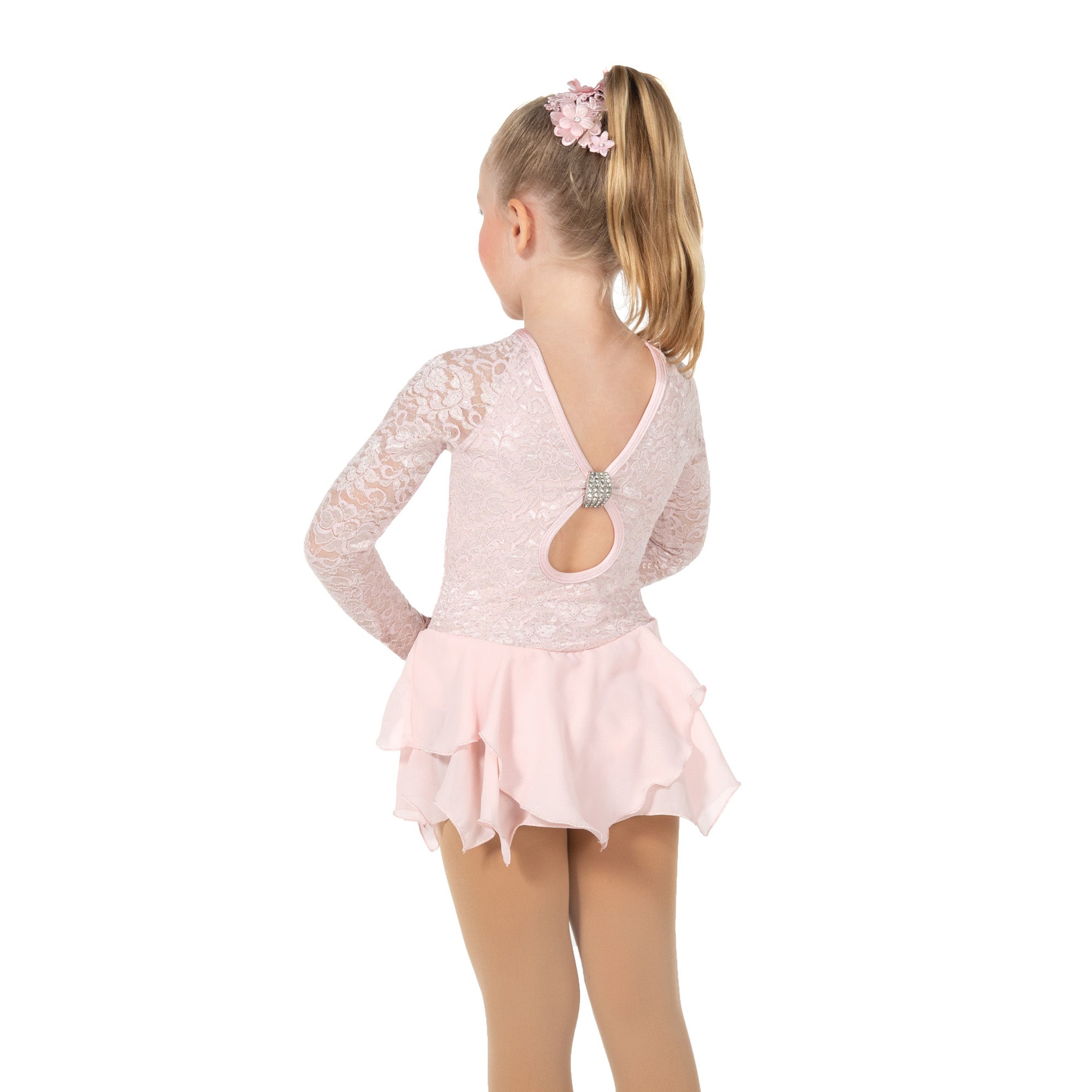 623 Tulip Lace Skating Dress in Pink by Jerry's