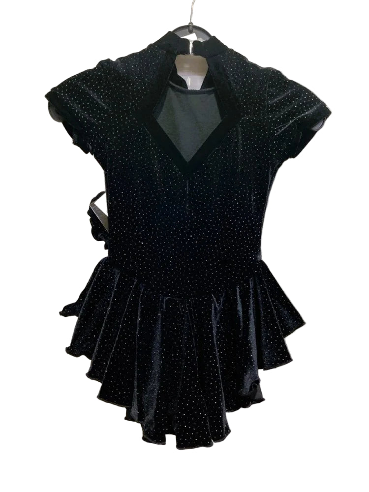 Chloe Noel DSV73 Ice Skating Dress in Black - Child Small