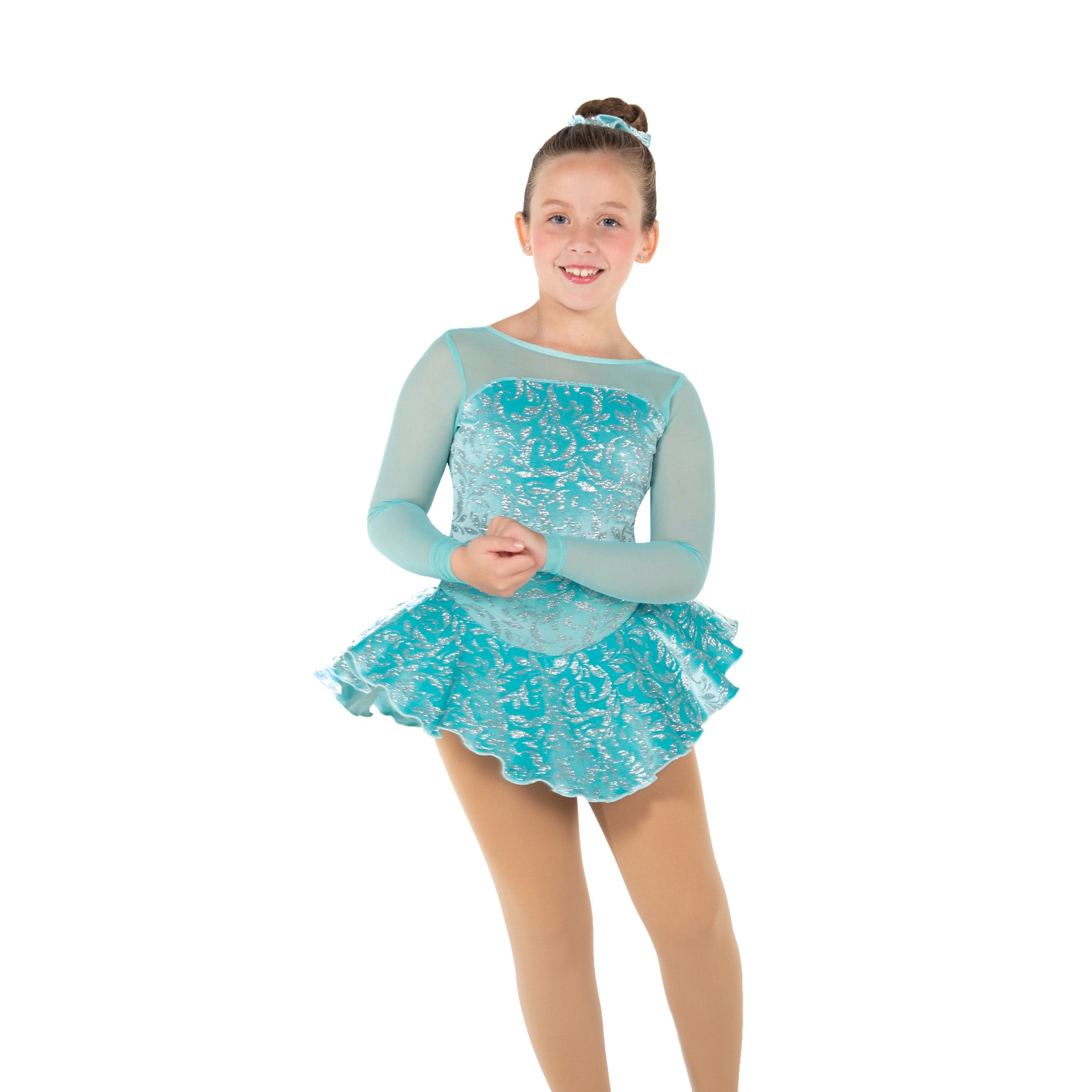 177 Ice Whirl Skating Dress in Blue by Jerry's