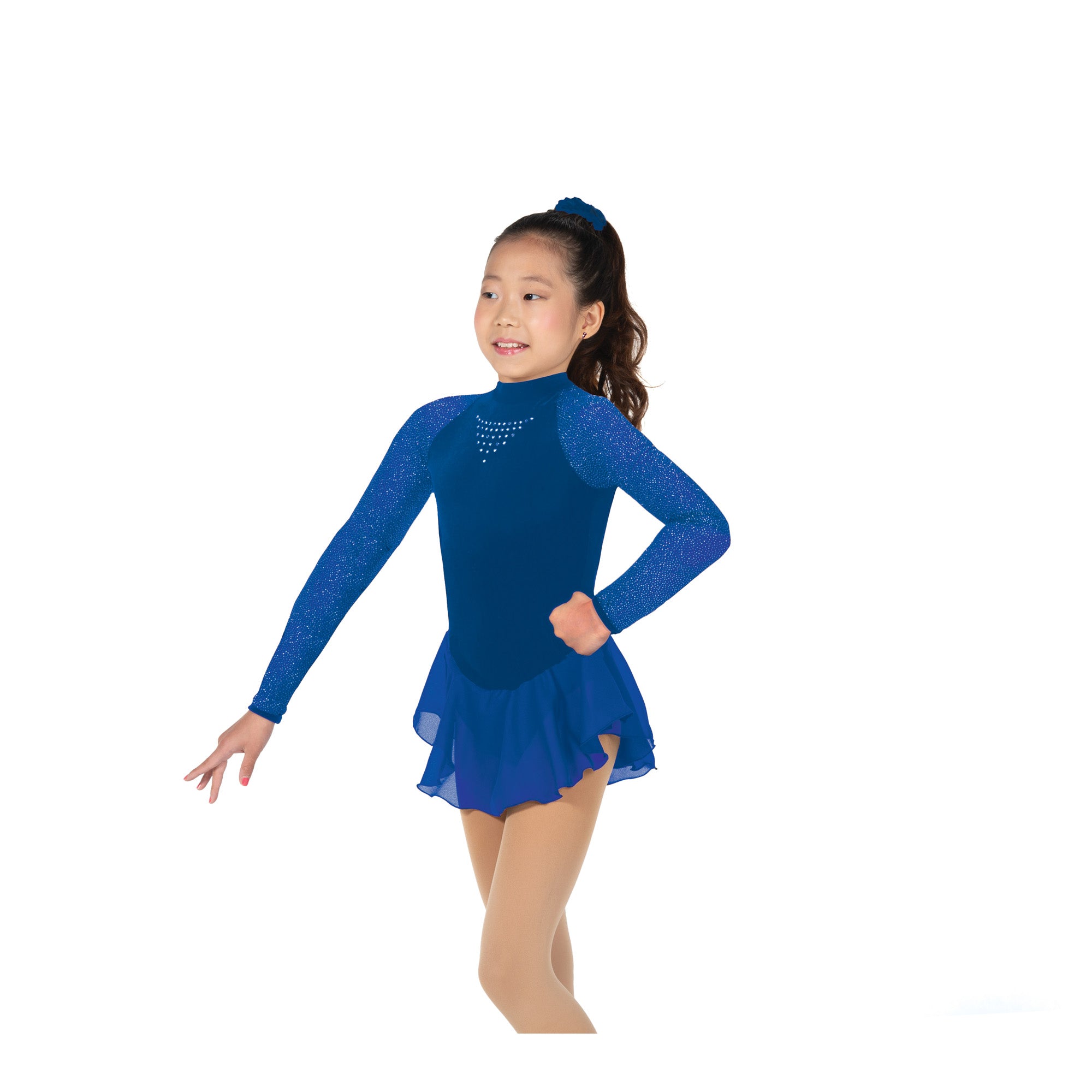 646 Starbrite Skating Dress in Blue by Jerry's