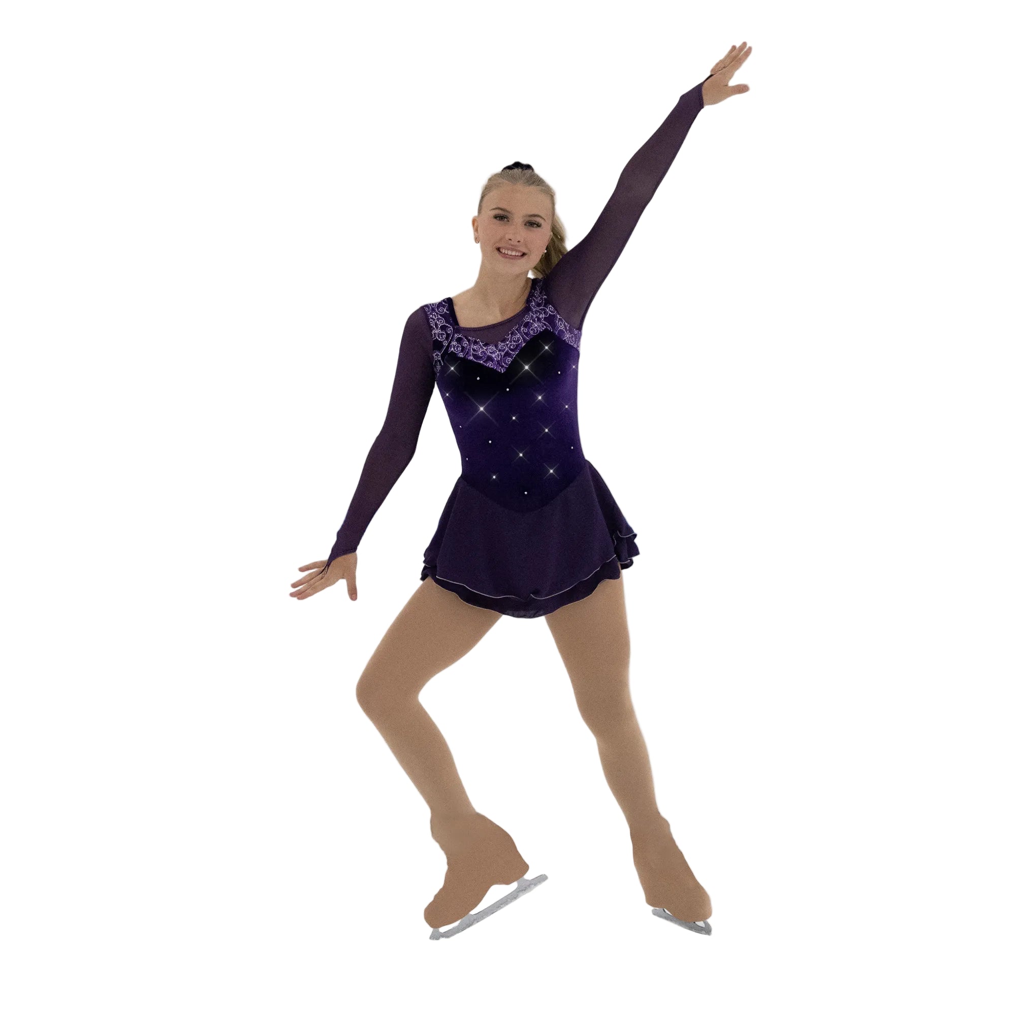 228 Violette Skating Dress by Jerry's
