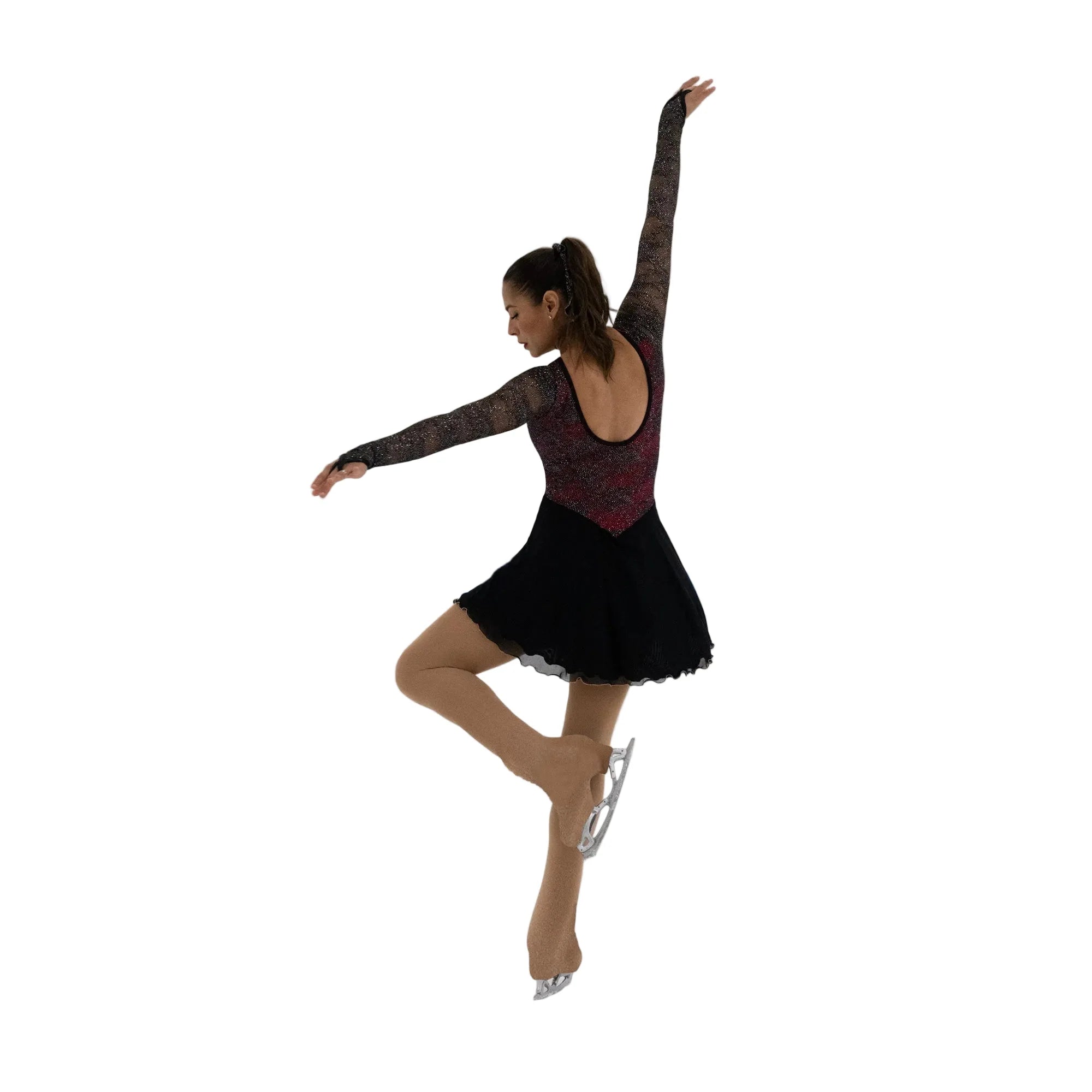 244 Grace a la Lace Cherry Red Figure Skating Dress for Youth - Adult - Jerry’s Clothing 2026 - Clothing > Figure