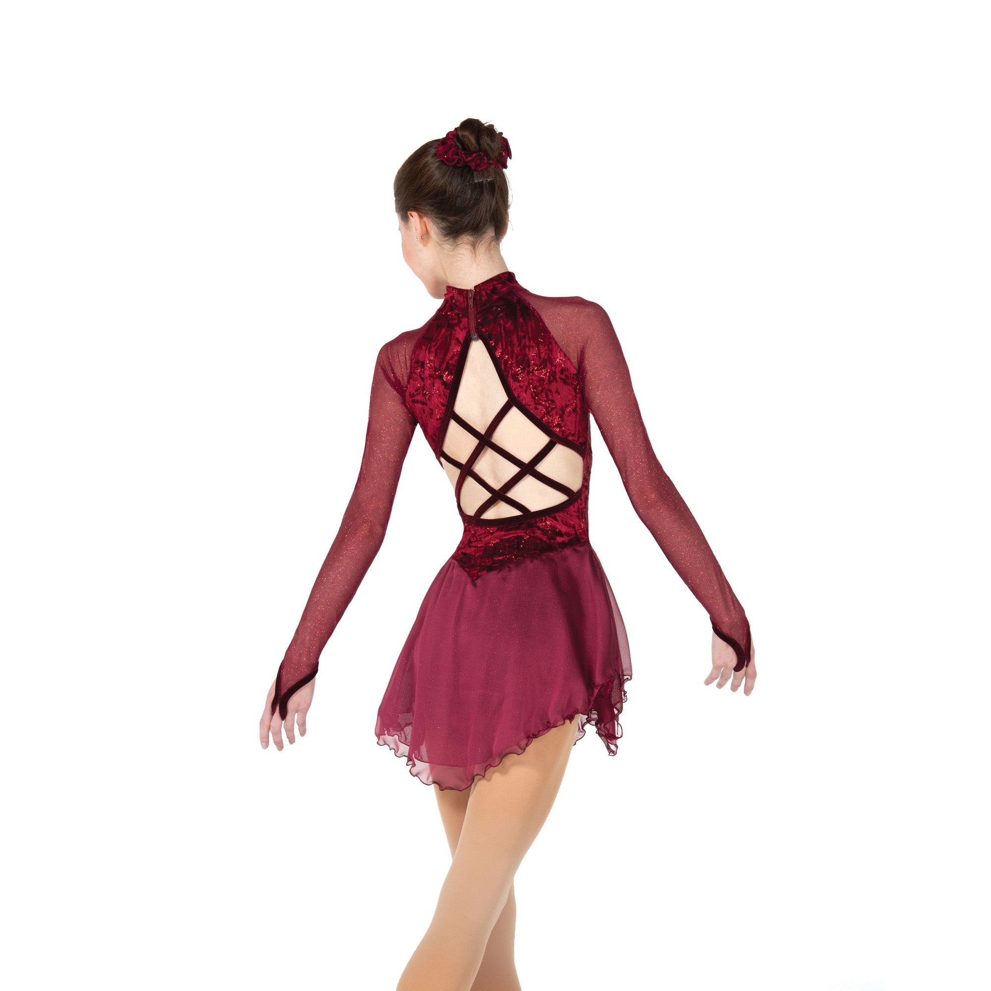 34 Crushed Claret Skating Dress by Jerry's
