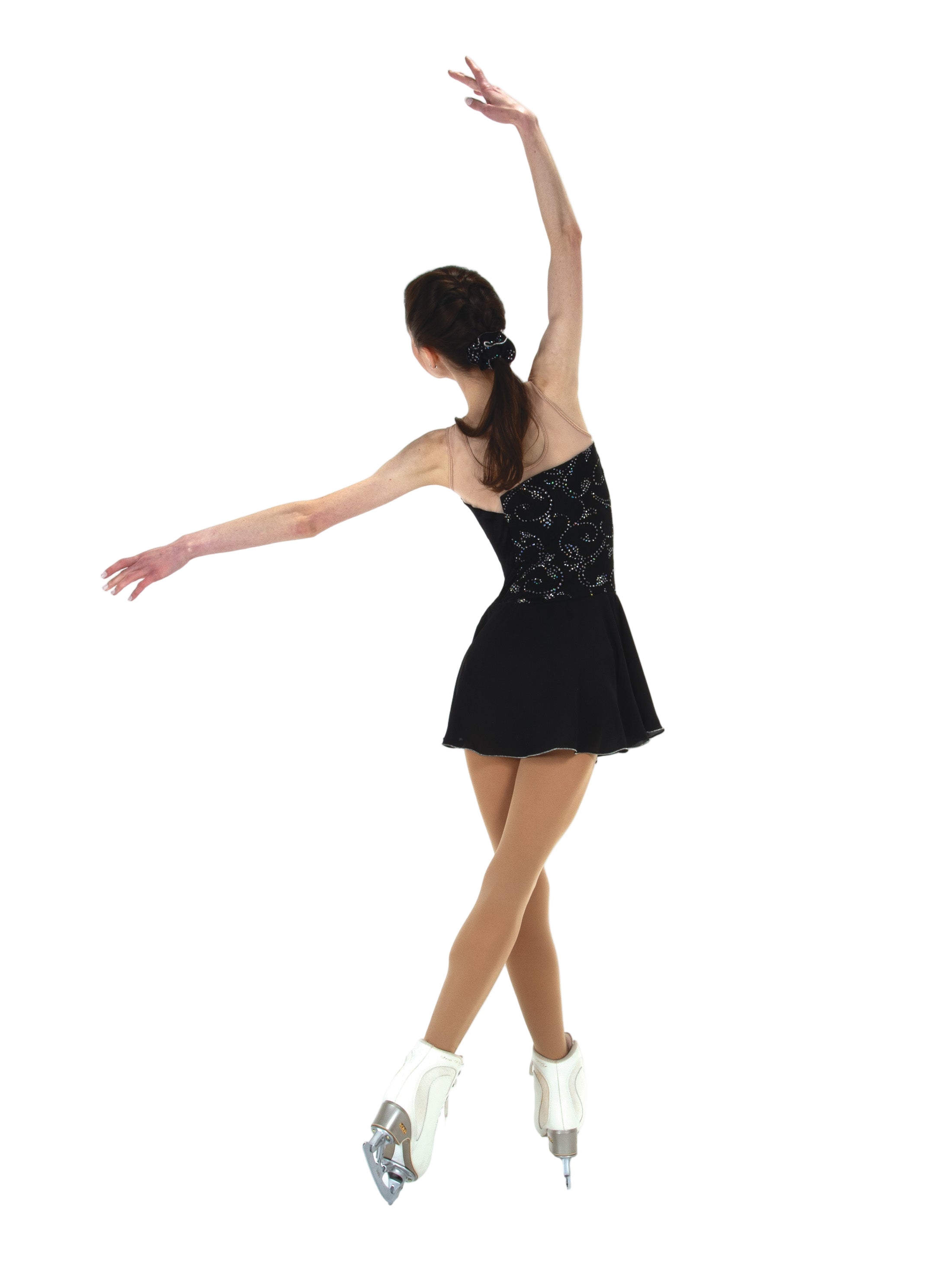521 On the Edge Skating Dress in Black by Jerry’s - Clothing > Figure Skating Dresses