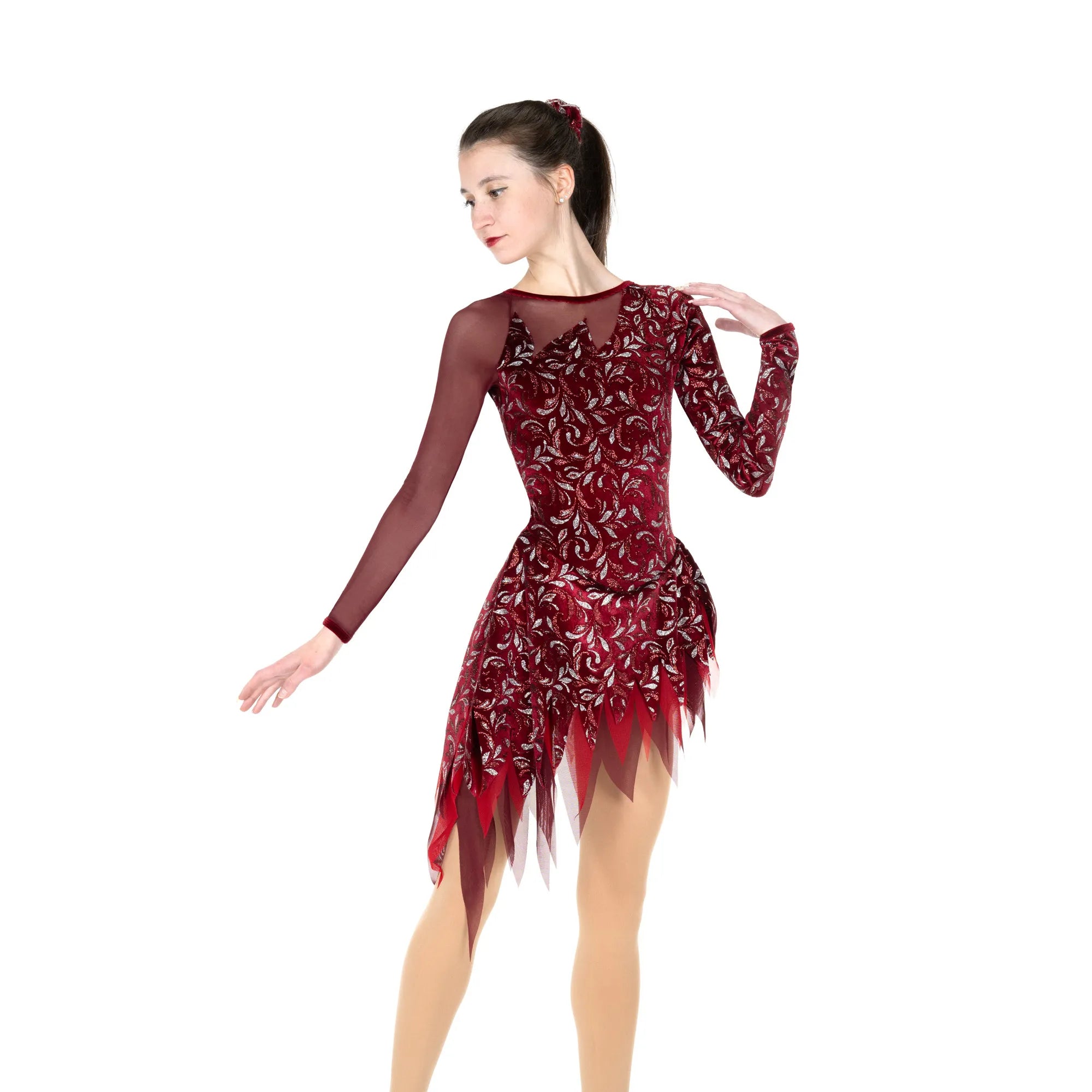 580 Fringe & Fire Skating Dress by Jerry's