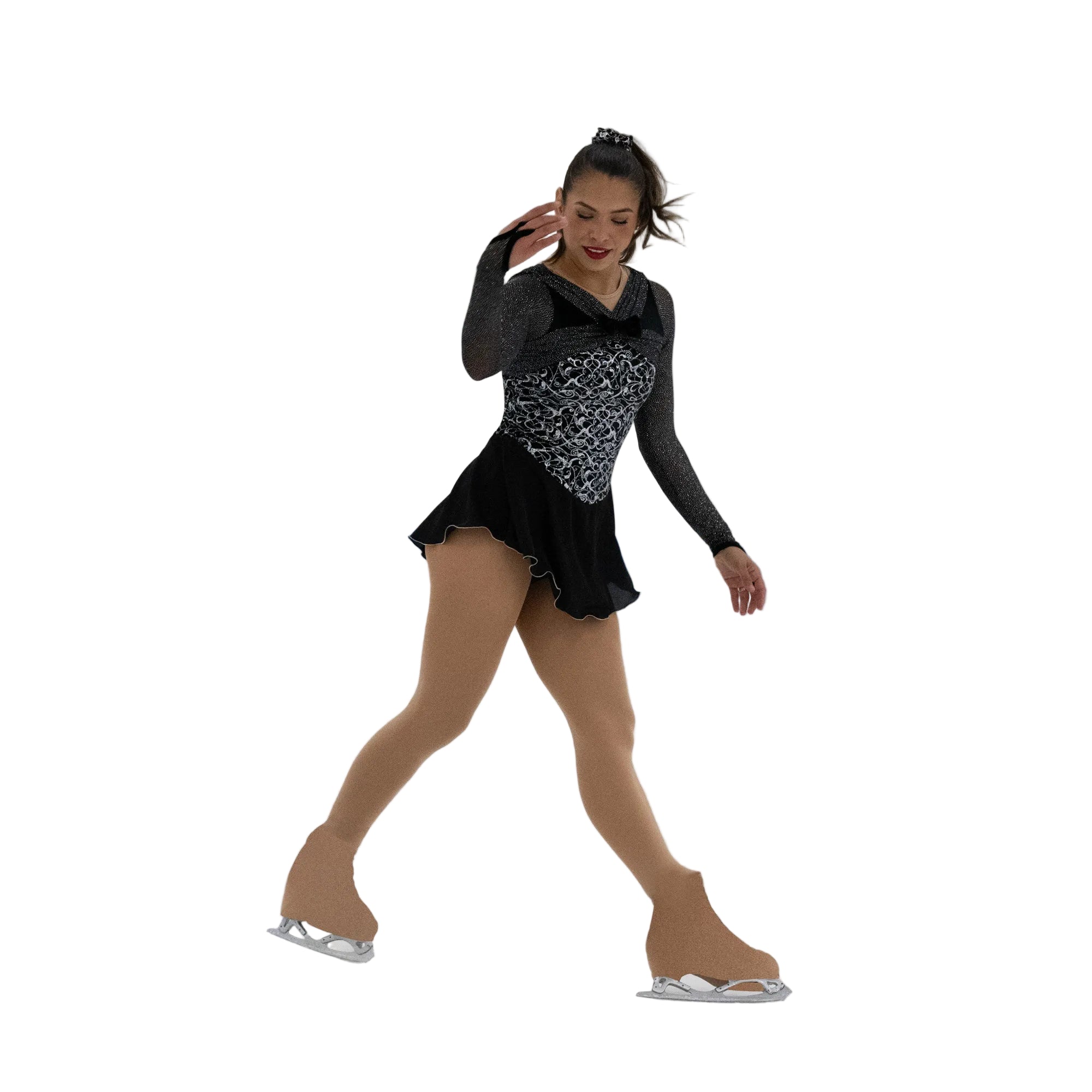 598 Tied with a Bow Skating Dress by Jerry's