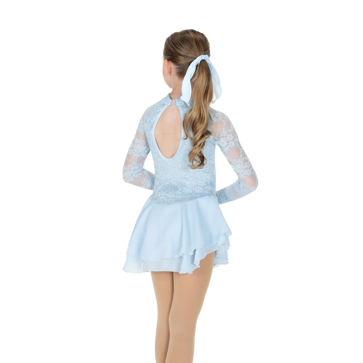 609 Sequin Lining Skating Dress in Ice Blue by Jerry’s - Clothing > Figure Skating Dresses