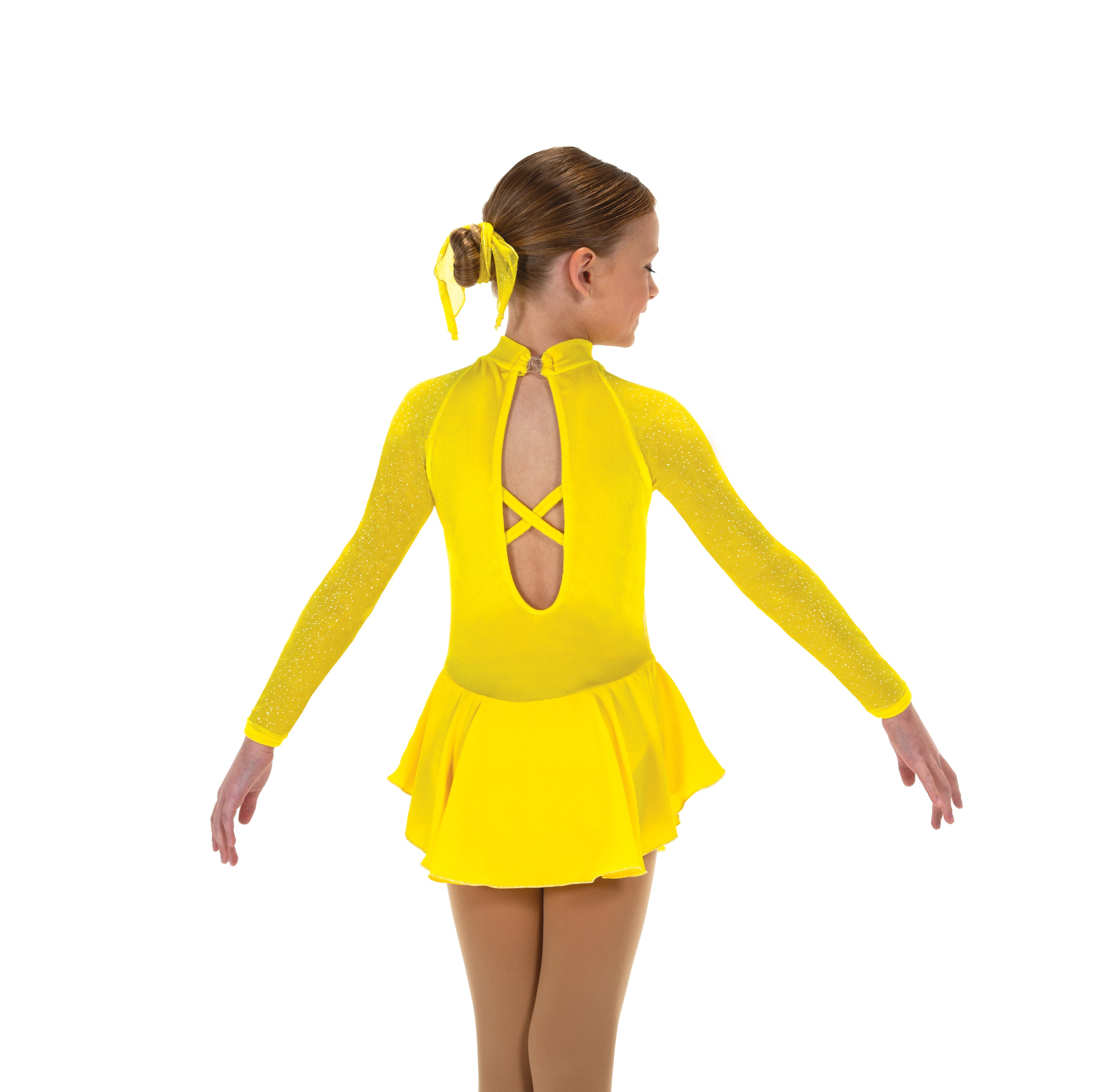 646 Starbrite Skating Dress in Yellow by Jerry's