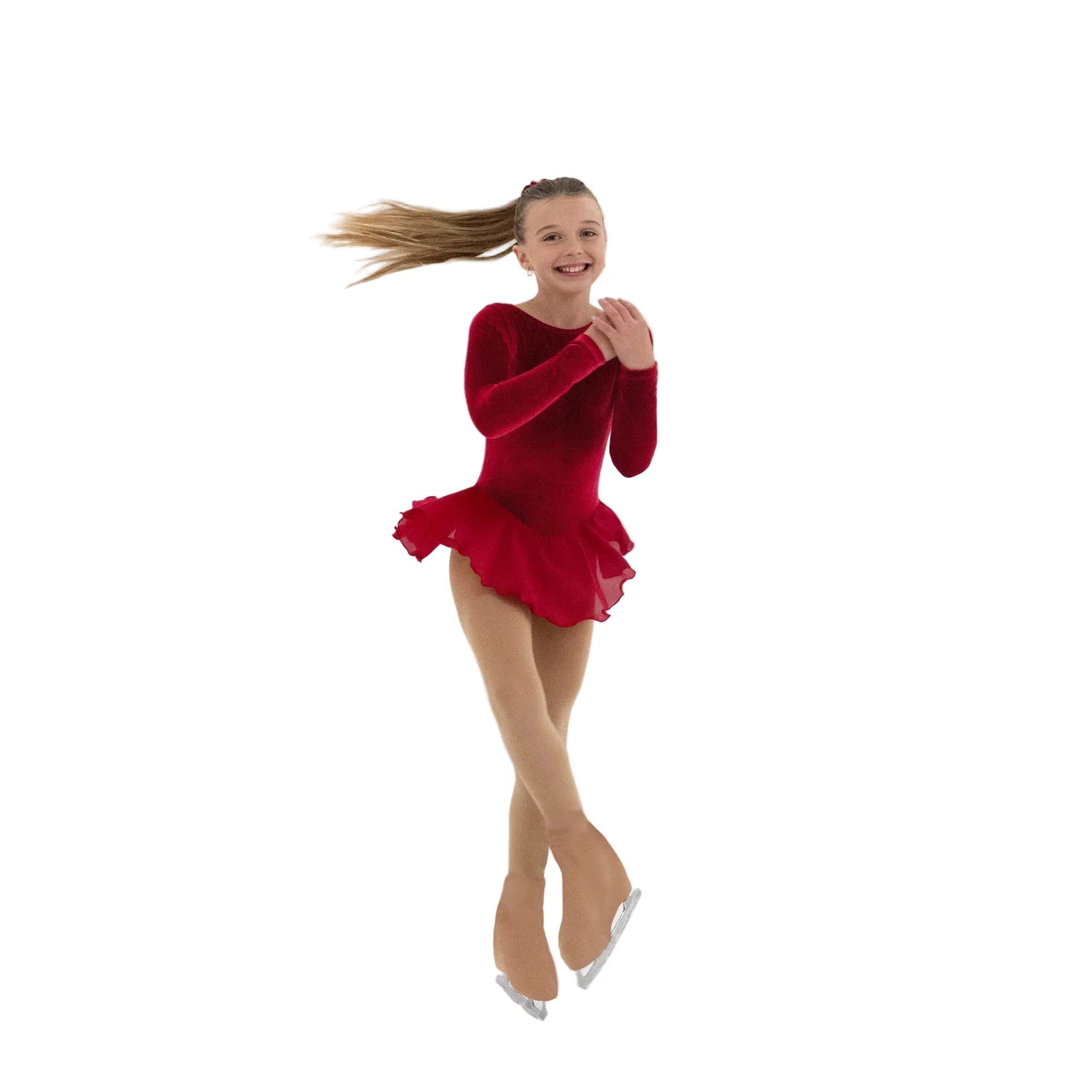 688 Skatesong Skating Dress in Red by Jerry’s - Clothing > Figure Skating Dresses