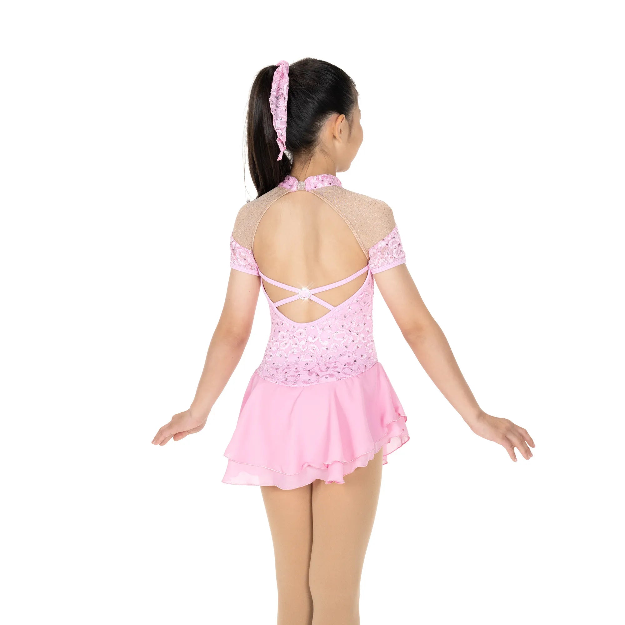 725 Hearts & Lace Skating Dress by Jerry's