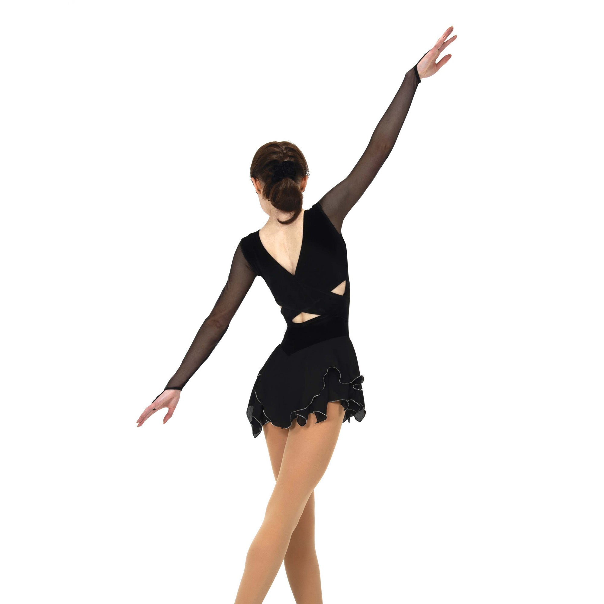 85 Demi-Pointe Skating Dress in Black by Jerry’s - Clothing > Figure Skating Dresses
