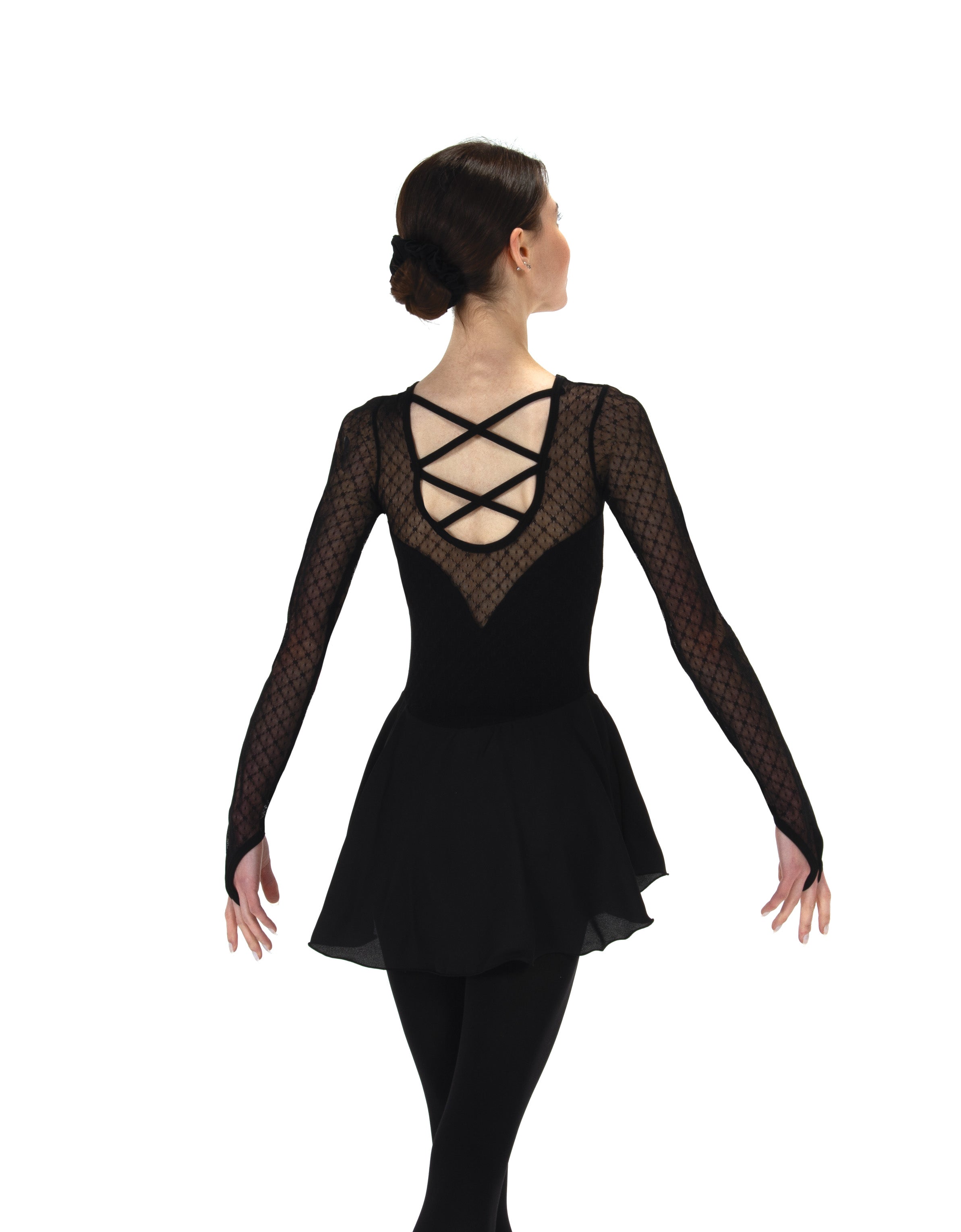 93 Overmesh Skating Dress in Black by Jerry's