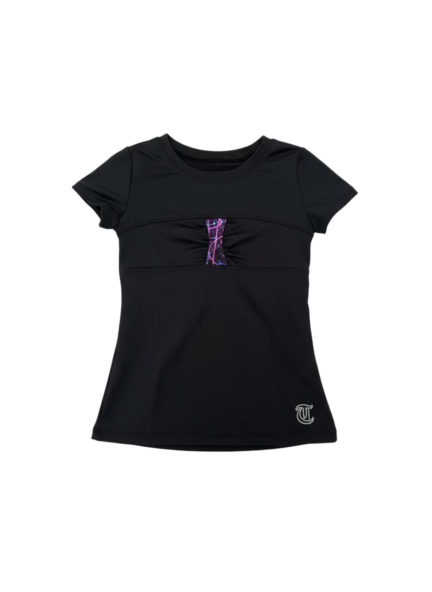 Thuono Bioceramic T-shirt - Black/ Glitter Explosion