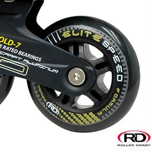 Roller Aerio Q-60 Inline Roller Skates in black.