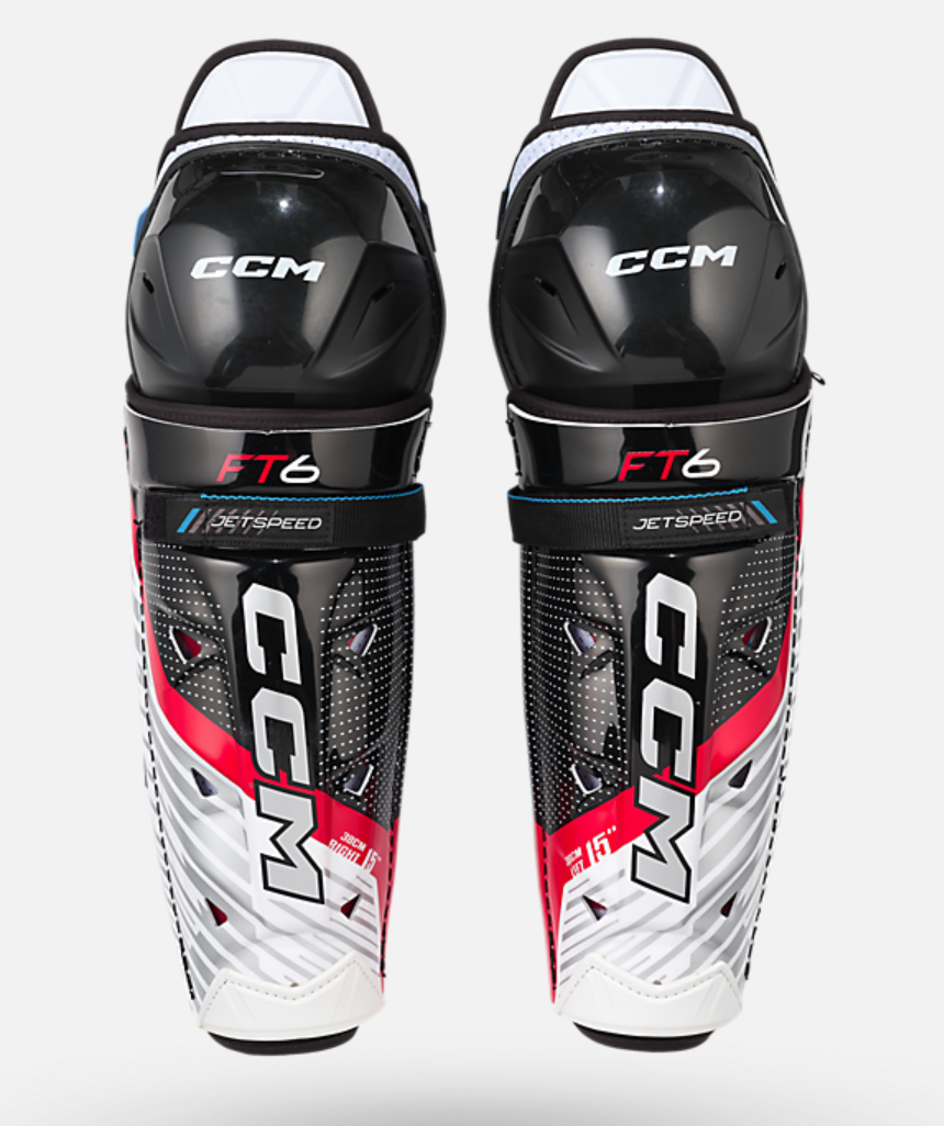 CCM Jetspeed FT6 Shin Guards Junior