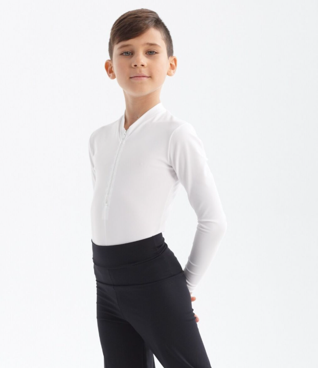 Intermezzo 31342 Men's/Boys' Black Dance Bodysuit - Ballroom