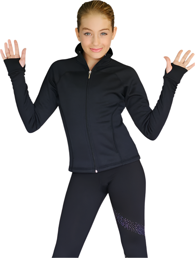 Chloe Noel JT92 Black Ice Skating Jacket