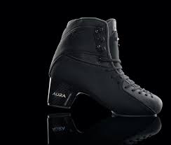 Aura by True Sky 200 Figure Skates Black Senior - 260 / C (Standard Width)