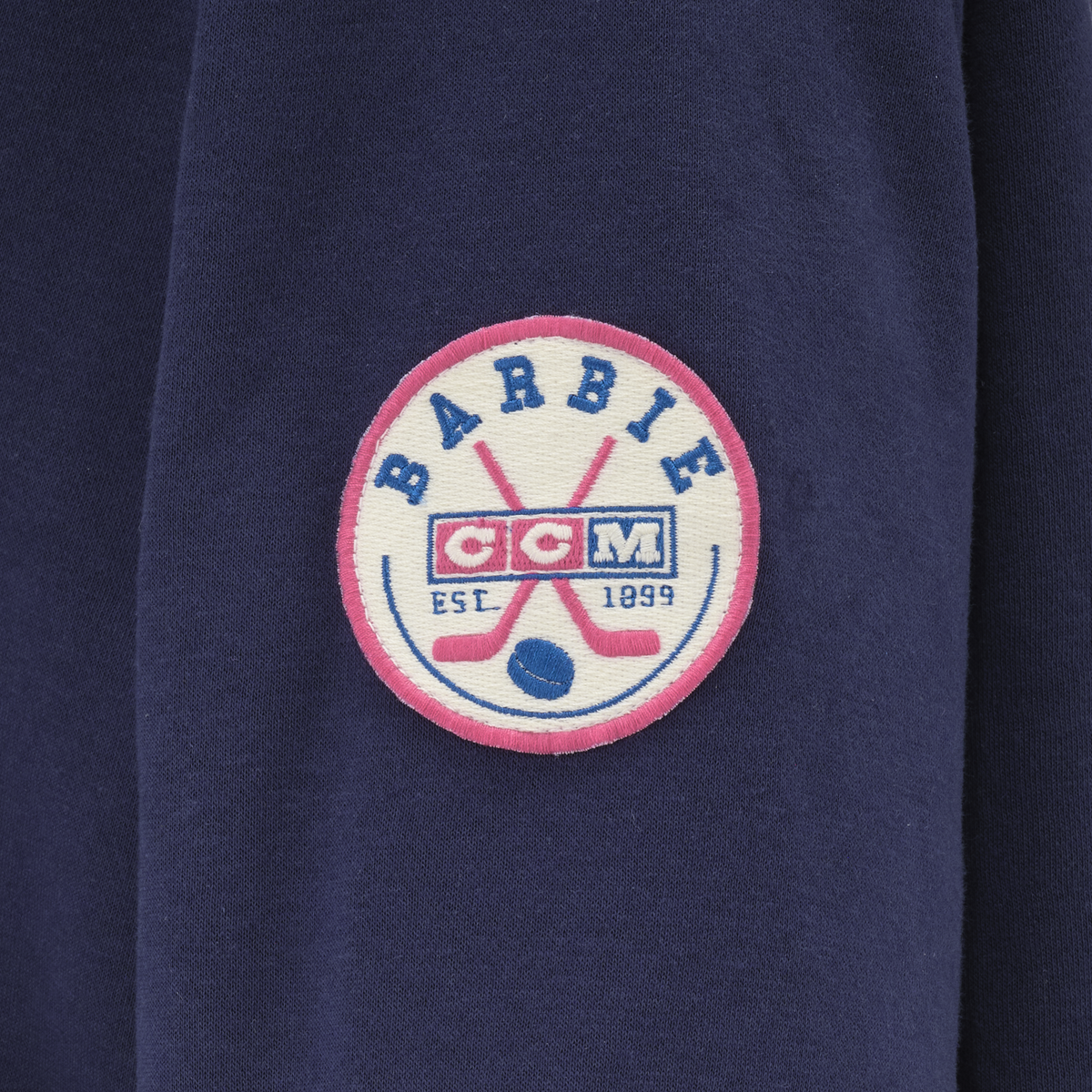 Barbie x CCM Navy Pullover Hoodie Adult