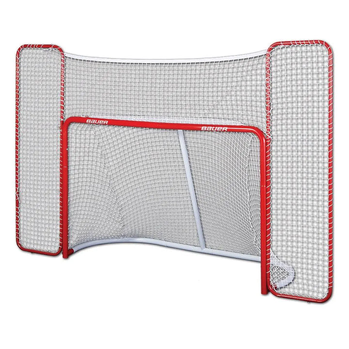 Bauer Performance Hockey Steel Goal With Backstop. 72 inch - Hockey > Training Aids