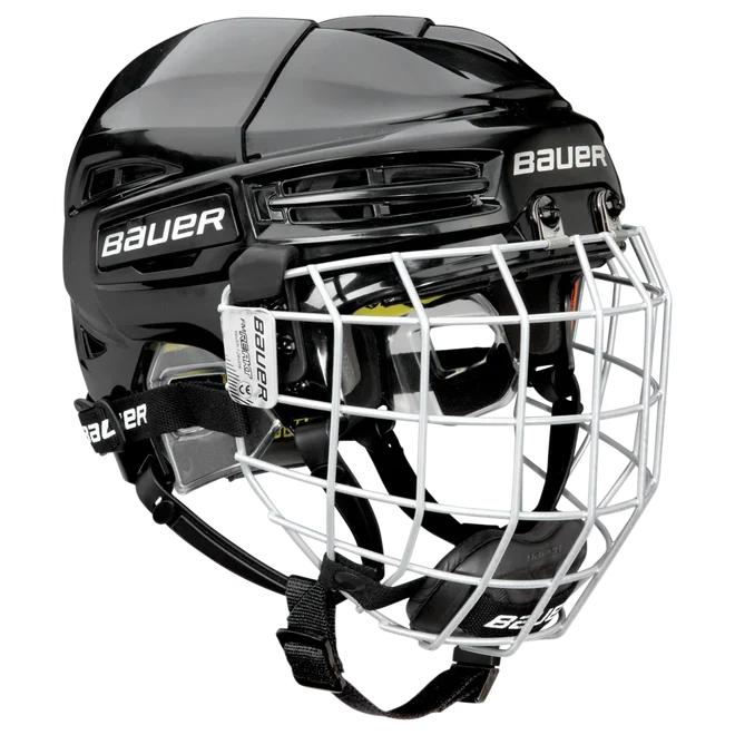 Bauer Re-Akt 100 Youth Hockey Helmet Black Combo - Hockey Protection > Head and Face