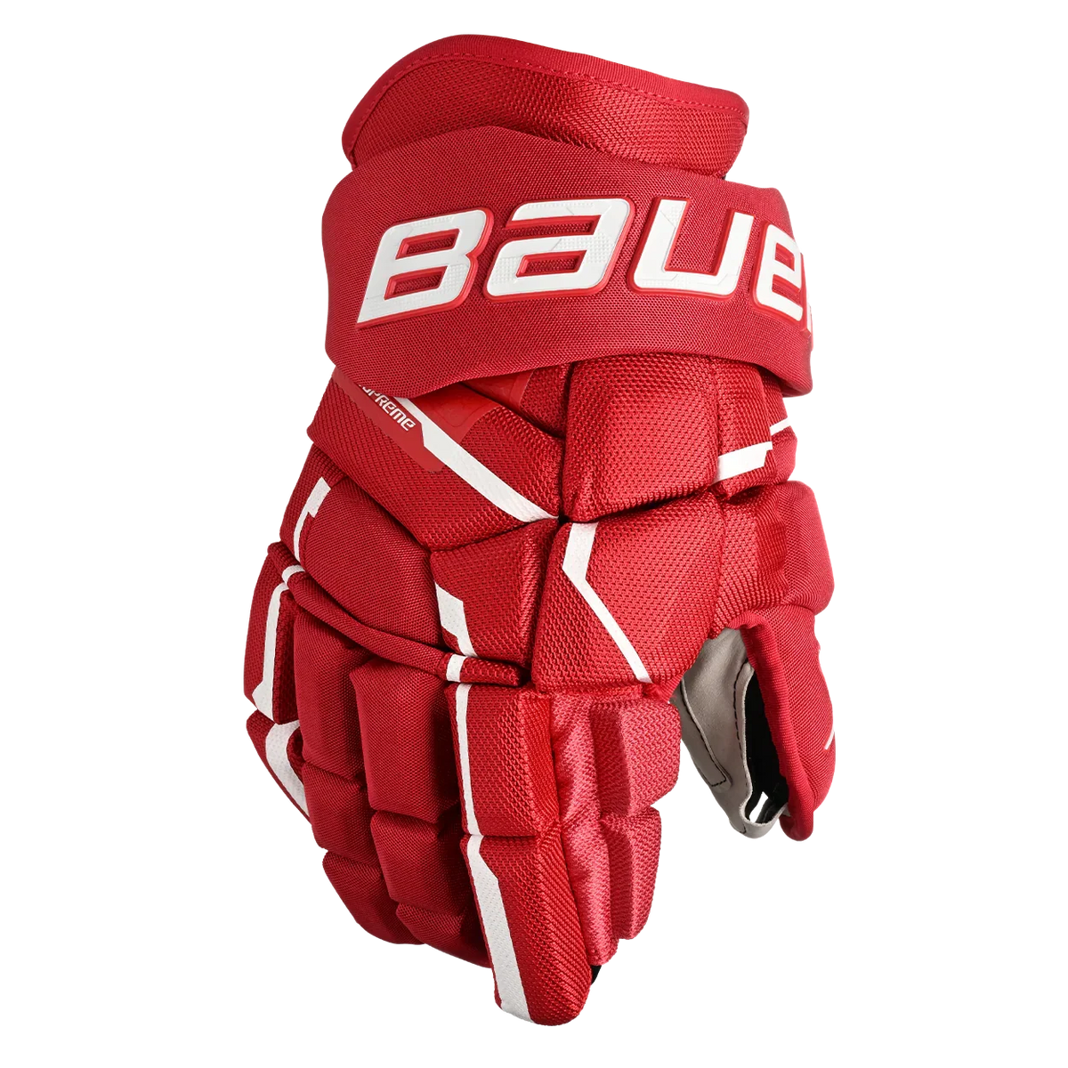 Bauer Supreme Mach Gloves - Intermediate - Red / 12’’ - Hockey Protection > Gloves