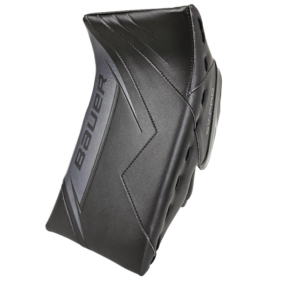 Bauer SV-Pro Goalie Blocker Intermediate - Black / Regular - Goalie Blockers