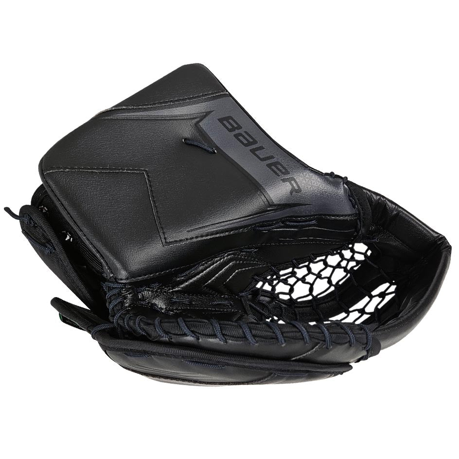 Bauer SV-Pro Goalie Catch Glove Junior - Black - Goalie Catchers