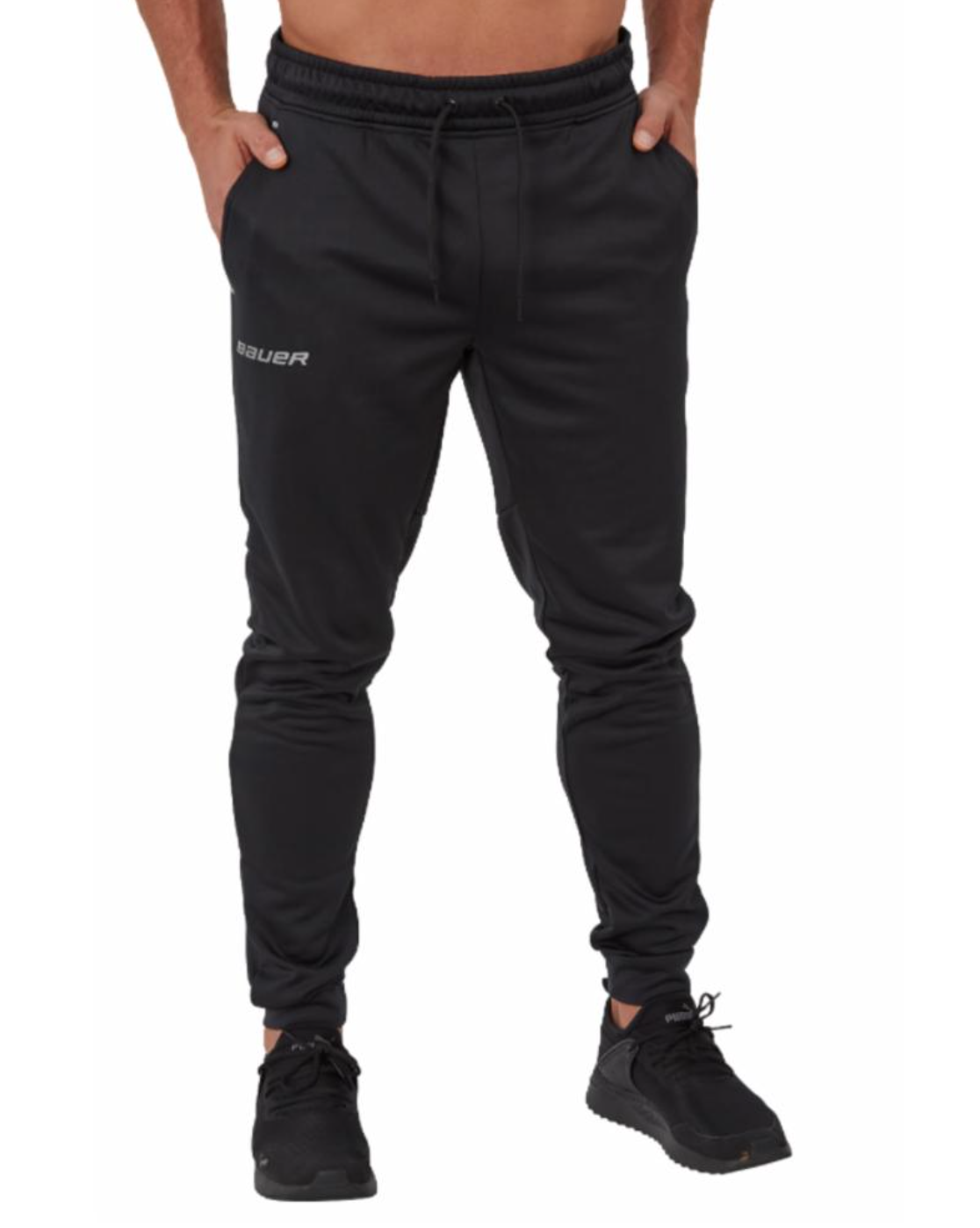 Bauer Vapor Fleece Joggers - Black - Ice Hockey Clothing