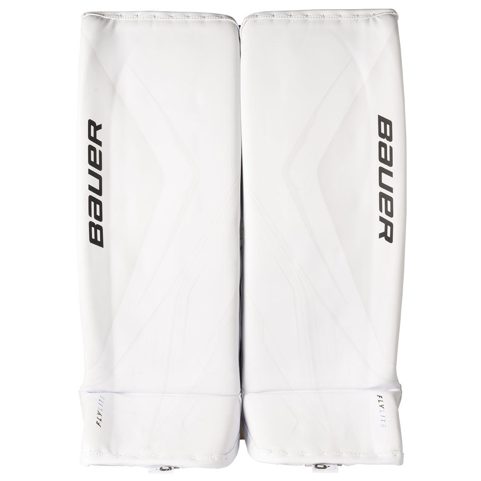 Bauer Vapor Flylite Goalie Leg Pads Senior - White / X-Small - Goalie Pads
