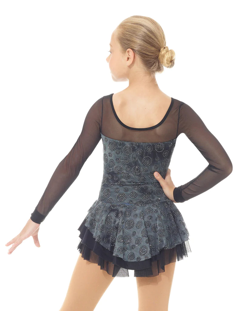 669 Mondor Sparkly Figure Skating Dress in Black