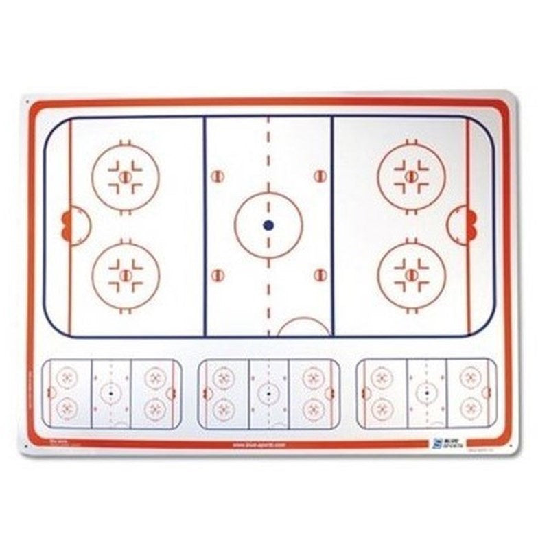 Blue Sports Coaching Board 32’’ X 44’’ - Ice Hockey Coaching