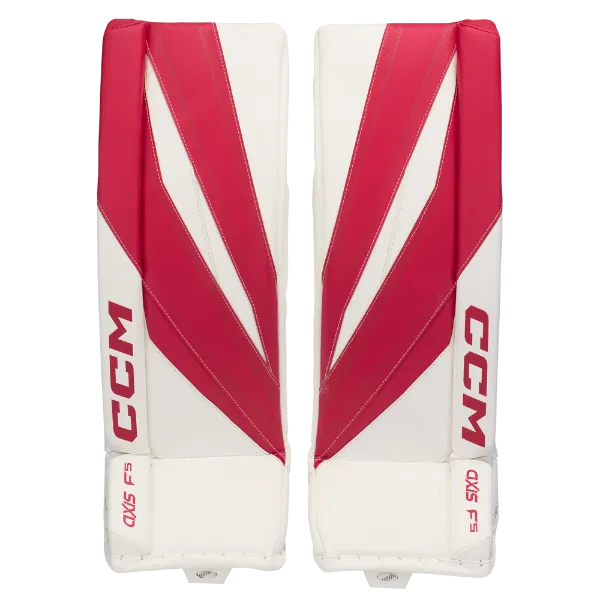 CCM F5 Goalie Set - Junior (28 + 1) - Detroit (Pads Catcher & Blocker) - Goalie Pads