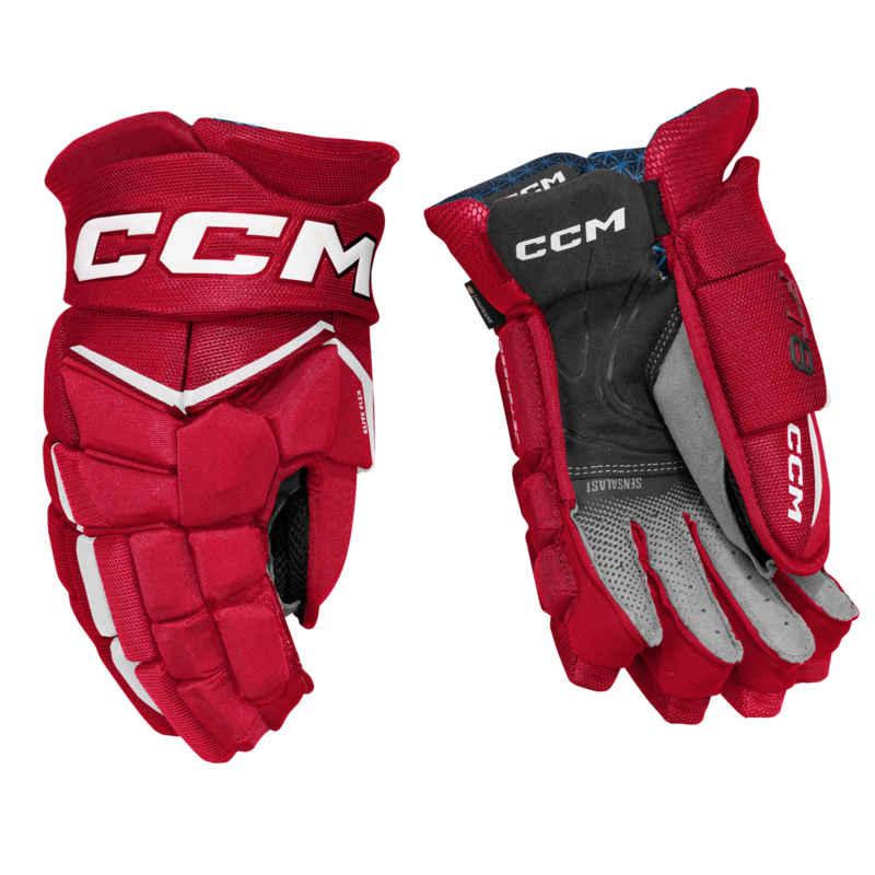 CCM JETSPEED FT8 Hockey Gloves Junior - 10 / RDWH - Ice Hockey Gloves