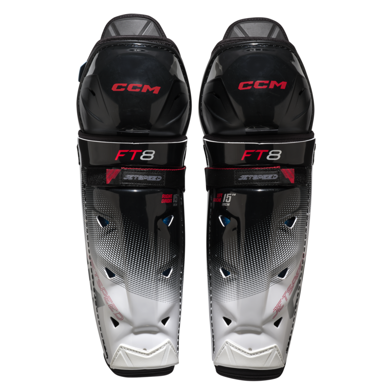 CCM JETSPEED FT8 Hockey Shin Guards Senior - Ice Hockey Shin Guards