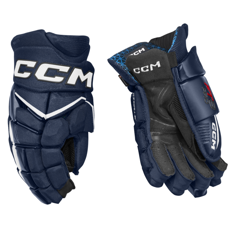 CCM JETSPEED FT8 PRO Hockey Gloves Senior - 13 / NVWH - Ice Hockey Gloves