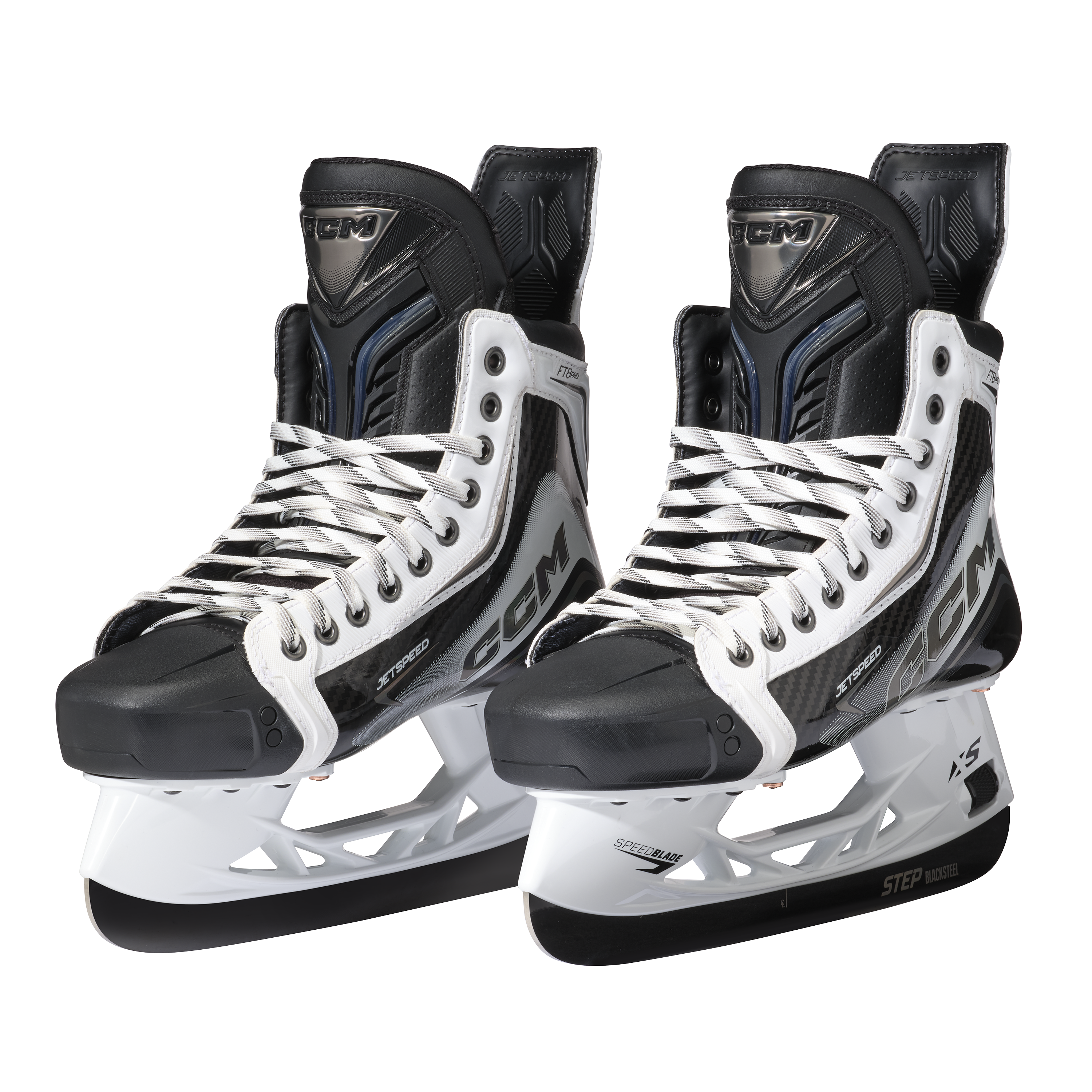 CCM JETSPEED FT8 PRO Player Skates Intermediate White Edition - Ice Hockey Skates