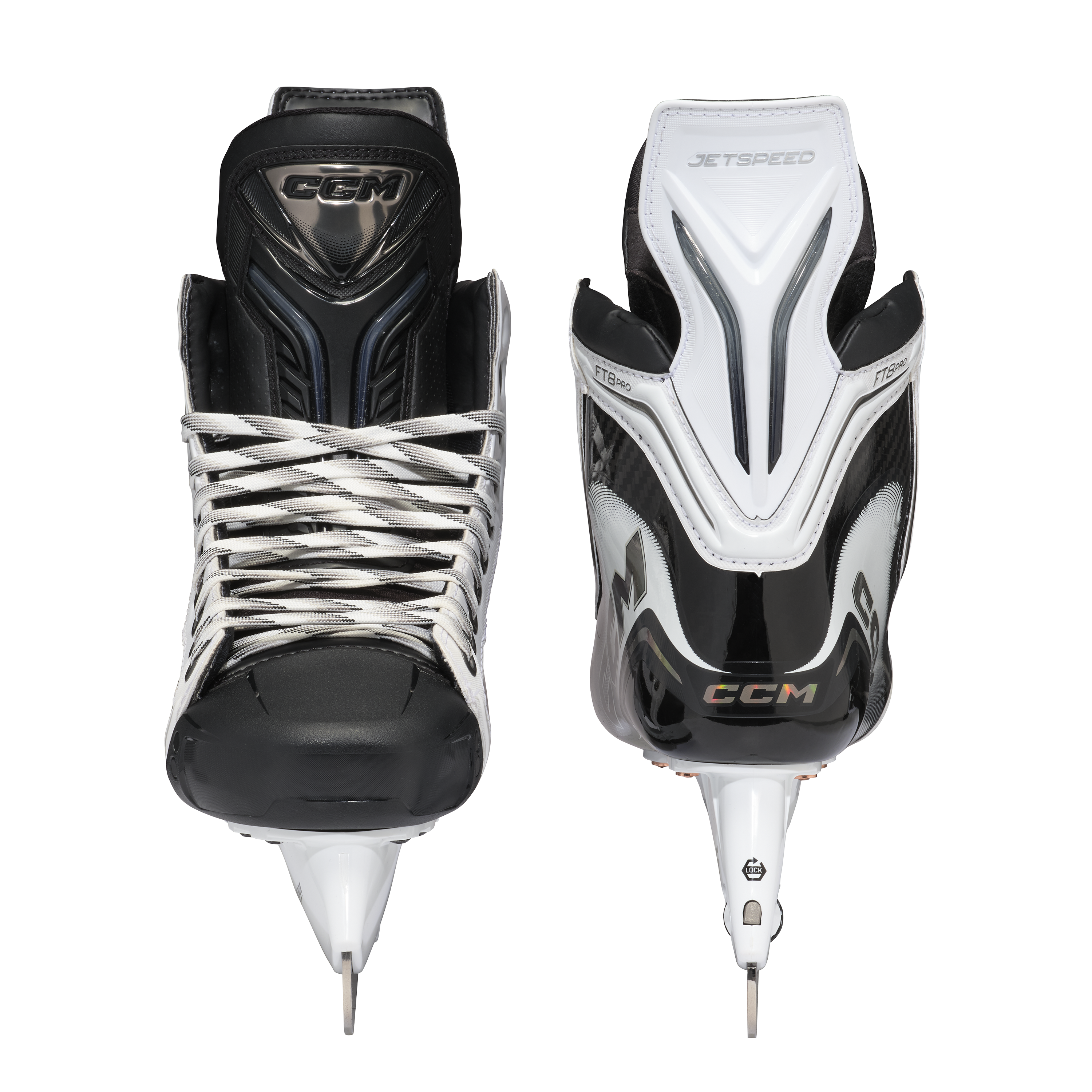 CCM JETSPEED FT8 PRO Player Skates Senior White Edition - Ice Hockey Skates