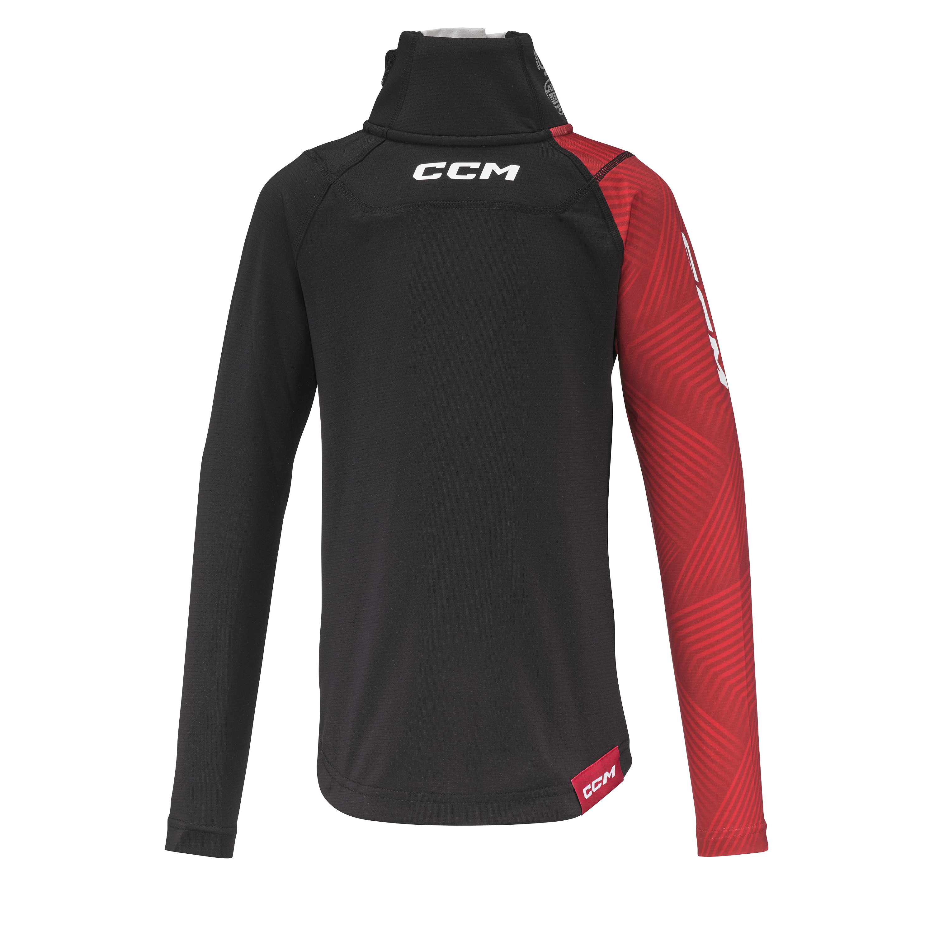 CCM Long Sleeve Top with Neck Guard Youth - ICE HOCKEY BASE LAYERS