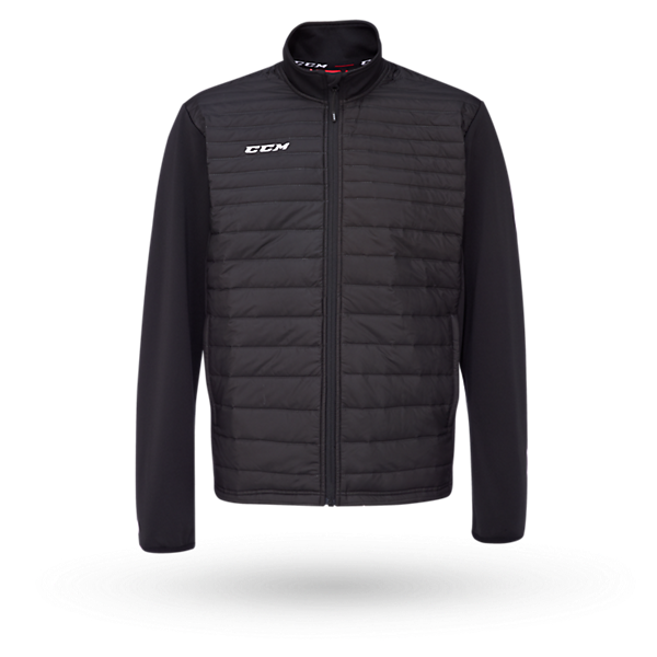 CCM Team Quilted Jacket in Back (J5321) - Senior - Ice Hockey Clothing