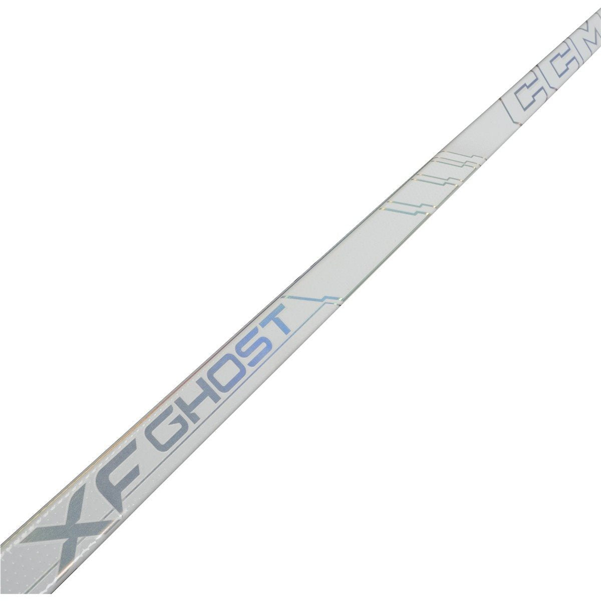 CCM XF Ghost Hockey Stick Junior WHITE EDITION - Ice Hockey Sticks