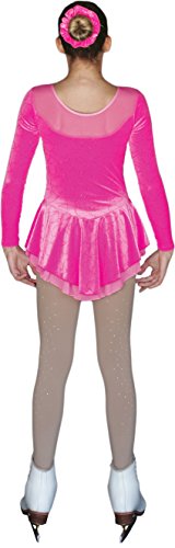 Chloe Noel DLV688/CFP Skating Dress in Pink - Clothing > Figure Skating Dresses