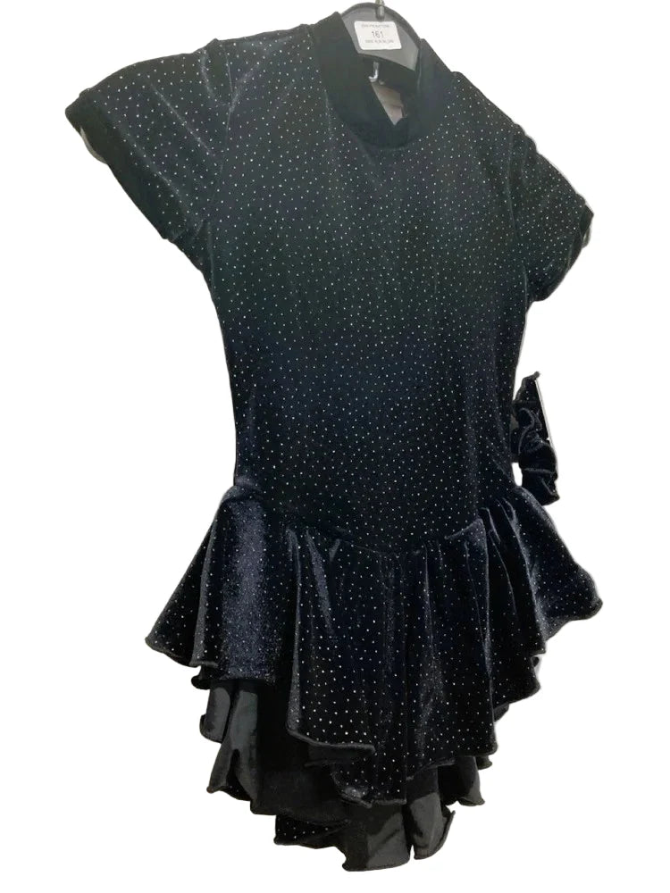 Chloe Noel DSV73 Ice Skating Dress in Black - Child Small - Child Small - Clothing > Figure Skating Dresses